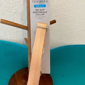 TOP PAW No-Slip “Martingale Collar” Size Small (10-14”) Peach Nylon NWT